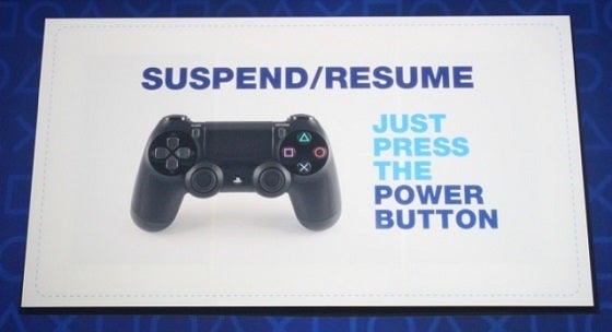 PS4 suspend/resume